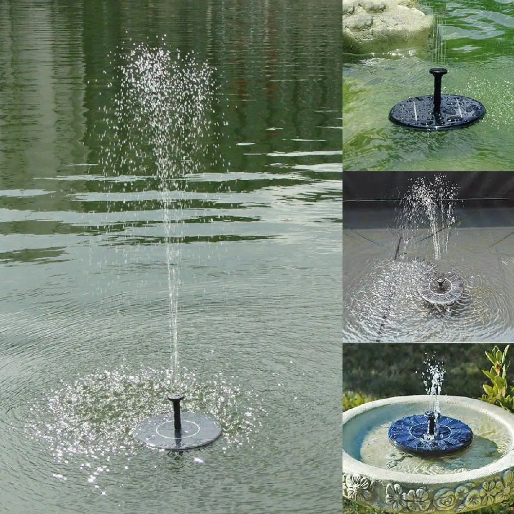 Открытый Солнечный фонтан круглый источник воды дома фонтаны украшения сада пруд и бассейн птица ванна водопад