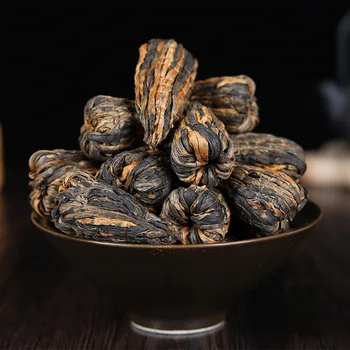 

China Yunnan Black Tea Fengqing Dian Hong Tea Premium Small Red Tower Bud DianHong Red Tea Beauty Slimming Food for Health Lose