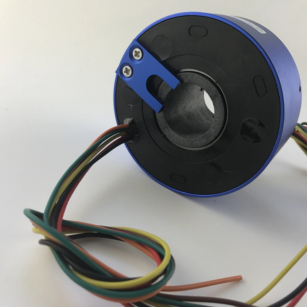 

Through-hole Slip Ring Aperture 25.4mm Outer Diameter 85mm 6 /12 Channel 10A Current One Hollow Shaft Slip Ring