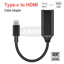 Type-C к HDMI хаб адаптер USB-C HDMI кабель для MacBook samsung Galaxy S10/S9 huawei mate 20 P20 Pro 4K type C к USB HDMI