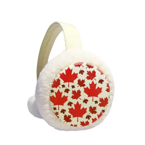 Canada Flavor Leaves Canadian Maple Flag Winter Earmuffs Ear Warmers