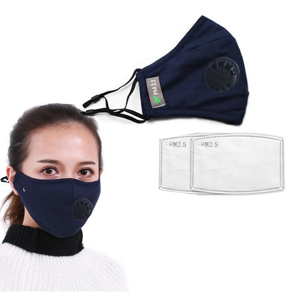 

10pcs Sponge Dustproof mask PM2.5 Pollution Half Face Mouth Mask With Breath Wide Straps Washable Reusable Unisex