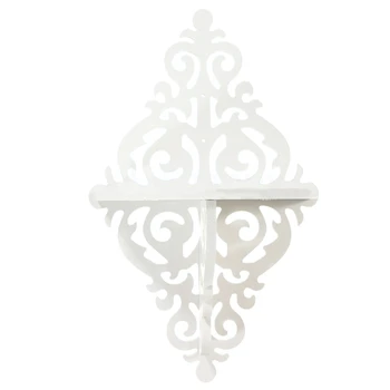 

New Filigree Style Wall shelf Shabby Chic Wall shelf Wallboard country house white