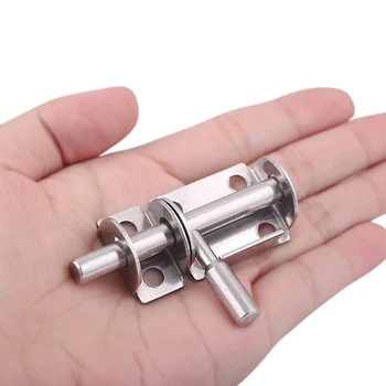 買取 ステンレス鋼ラッチドアボルト盗難防止ドア木製ドア表面実装ラッチ浴室ラッチロックドアバックルドアロック