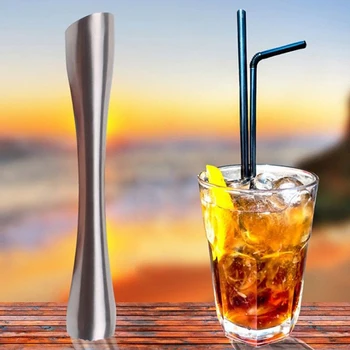 

DIY Ice Crusher Rod Hammer Creative Metal Stainless Steel Cocktail Muddler Swizzle Stick Bar Bartender Bar Tool Supplies