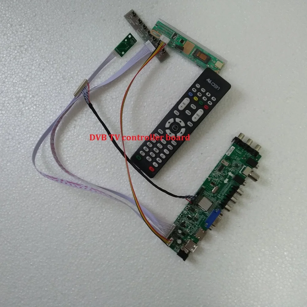 Комплект для LP171WP4(TL)(B5) 17," DVB-C DVB-T 1440X900 HDMI VGA Цифровой USB AV ЖК-панель 30pin 1 CCFL ТВ плата контроллера