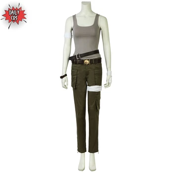 

New Arrival Tomb Raider Cosplay Lara Croft Cosplay Costume Outfit Halloween Women Hot Sexy Clothes Party Custom Made Adult