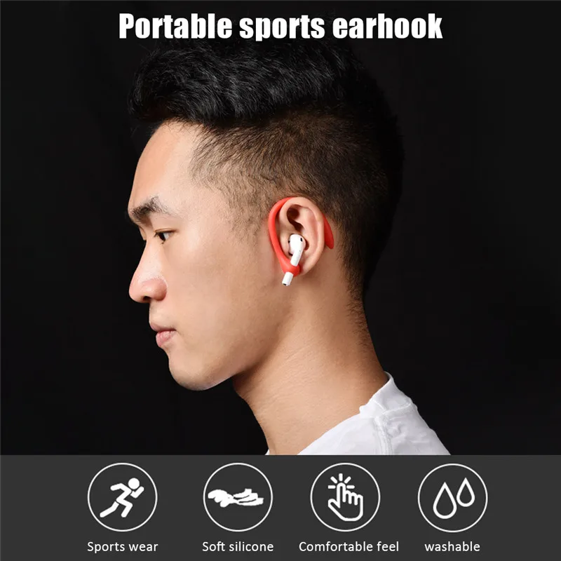 Ultra Light Silicone Earhook For AirPods 21Pro Mini Portable Earphone Ear Hook for Huawei Freebuds3 Wireless Bluetooth Headset (2)