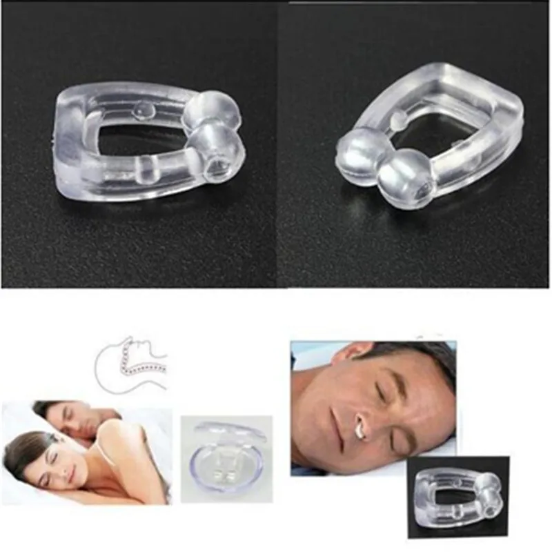 New Silicone gel powerful magnetic rest anti snore snoring nasal stopper therapy sleep aid device bruxismo cpap machine