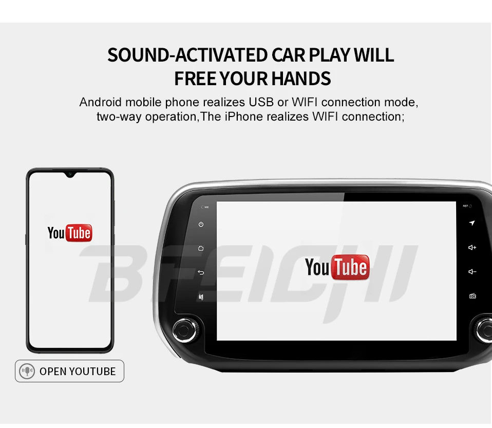 Автомобильный dvd для hyundai Santa Fe с Радио Стерео gps навигацией стерео видео медиаплеер Android 9,0 PX6