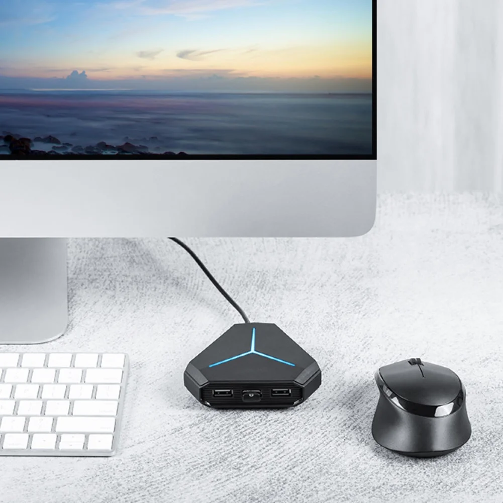 6 портов USB 2,0 концентратор Высокоскоростной разветвитель TF безопасный цифровой кардридер для ноутбука
