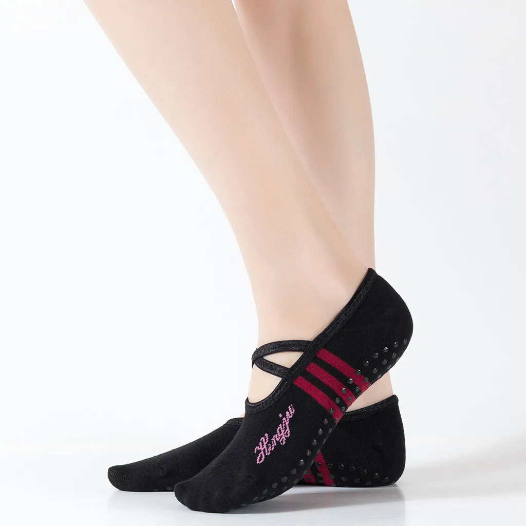 Спортивные коробка для носков носки Бодибилдинг женские Босоножки с открытым носком женские, не скользящие раздельные Пальцы носки спортивные пуанты
