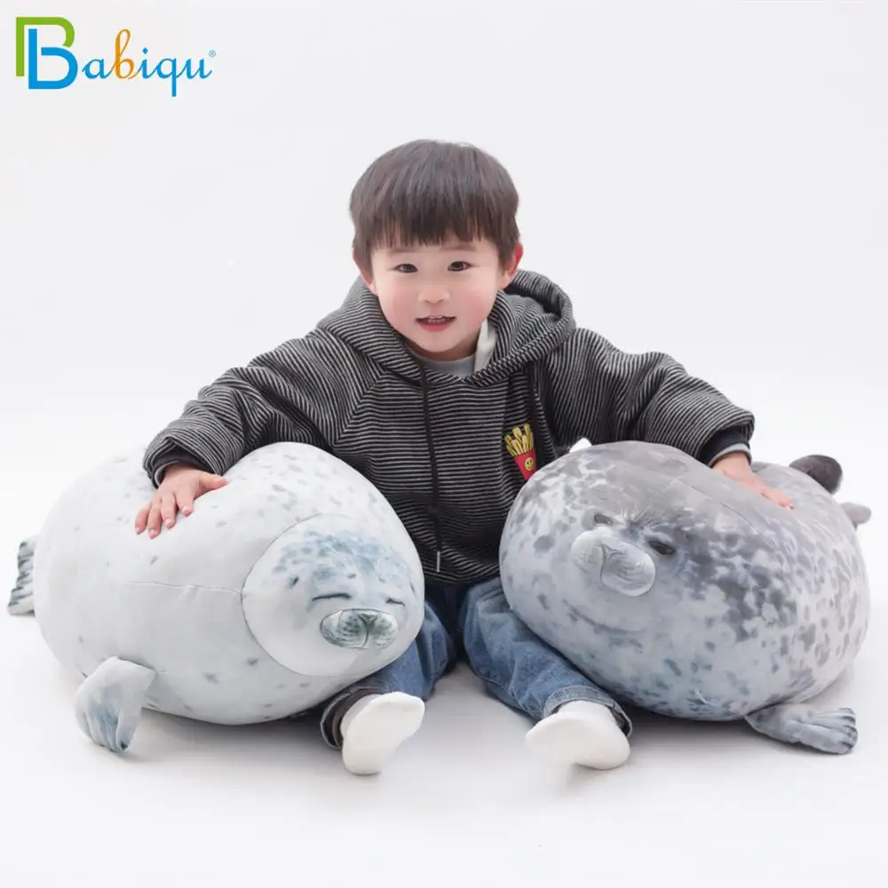 20 80cm Cute Sea Lion Plush Toys Soft Marine Animal Seal Stuffed Doll for Kids Gift 3