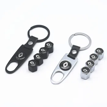 

5pcs Car Valve Caps Styling Logo Case For Renault Clio Laguna 2 Megane 2 3 Duster Logan Captur Emblems Accessories Badge
