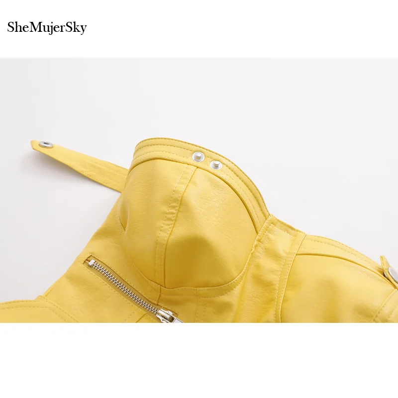 SheMujerSky, сексуальная майка из искусственной кожи, женские тонкие топы, одноцветные укороченные топы, летние топы