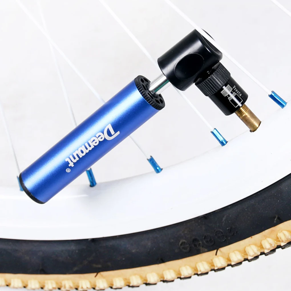 Deemount портативный алюминиевый сплав A/V F/V велосипедный ручной насос горный велосипед велосипедный воздушный насос шин мяч мини-насос