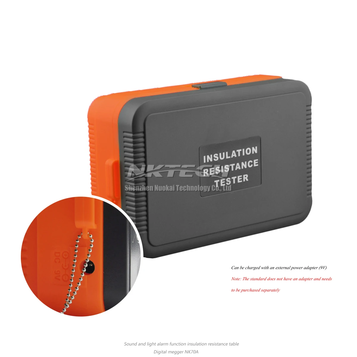 NKTECH цифровой мегомметр тестер MegOhm метр NK70A ЖК-Изоляция DC AC напряжение сопротивление 250 В/500 в/1000VDC 750VAC мультиметр