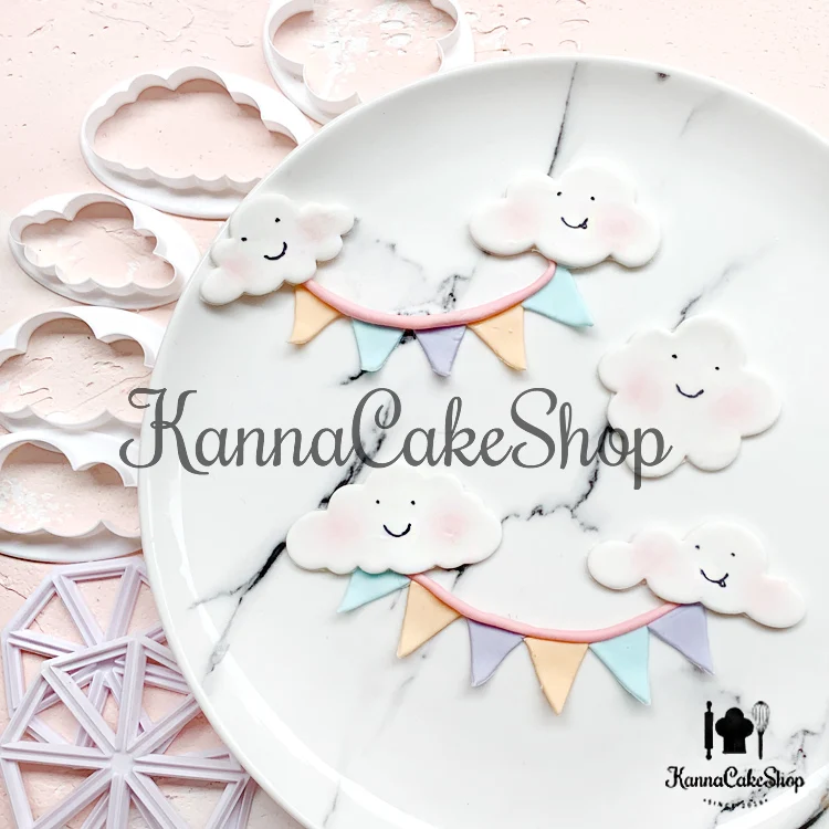 

fondant cloud mould sugar cloud cookie cloud cut smile cloud cut cloud cut mold turn sugar cloud, cut mold