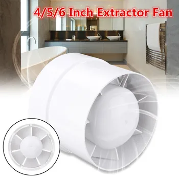 

4/5/6 Inch Waterproof Mute Bathroom Extractor Exhaust Fan Window For Home Kitchen Toilet Air Vent Ventilation Fans Extractor Fan