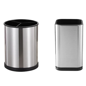 

Stainless Steel Multi-Function Storage Tool Chopstick Holder & Stainless Steel Kitchen Utensil Holder