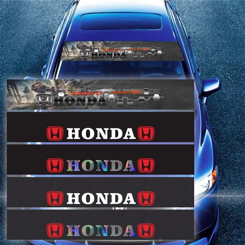 Автомобиль спереди и сзади лобовое стекло стикер автомобиля Тюнинг для Honda TYPER Civic