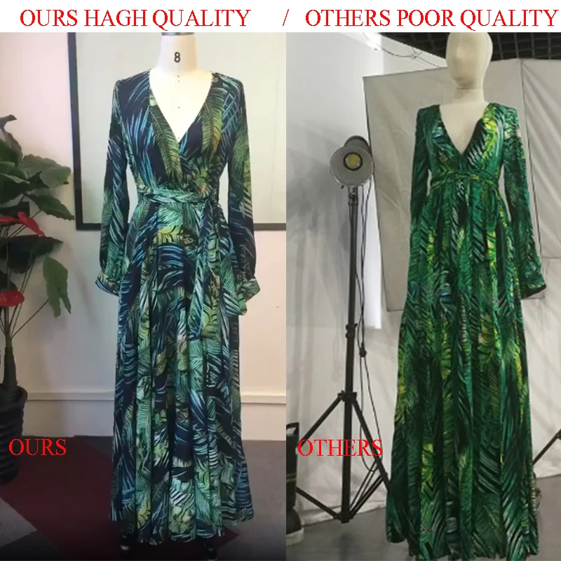 Винтажное платье макси с длинным рукавом и V образным вырезом|plus size dress|sleeve dressvintage