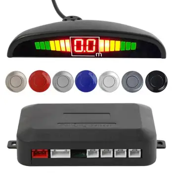 

Car Auto Parktronic LED Parking Sensor Display With 4 Sensors Reverse Backup Car Parking Radar Monitor Detector System Backlight