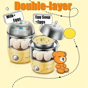 

220V 360W 14 EggsElectric Auto Eggs Boiler Steamer Breakfast Kitchen Cooker Steamer Boilers Egg-Cooker Stainless Steel