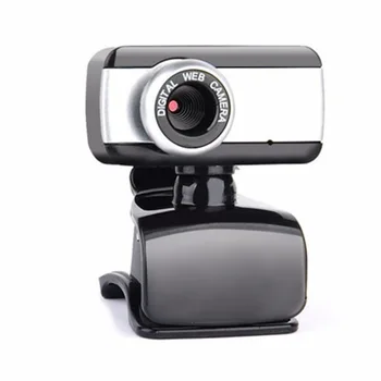 

USB 2.0 Webcam Built-in Microphone 360 Degree Rotating HD Glass Lens Desktop Computer Laptop Webcam