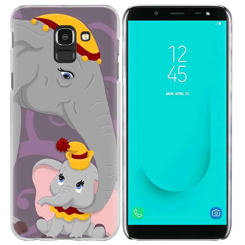 05 Милые анимации Дамбо чехол для samsung Galaxy A50 A80 A70 A60 A40 A30 A20 A20e A10 A9 A7 A6 плюс Note 8 9 10 Pro - Color: 05