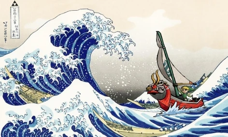 Красный TAKE PIPE BOY, The Great Wave off Kanagawa, звездная ночь, крик, искусство мирового класса идеальное сочетание домашнего декора Плакат - Цвет: Красный