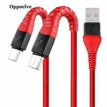 Câble Micro USB type-c pour recharge rapide et transfert de données, cordon de chargeur usb-c pour téléphone portable