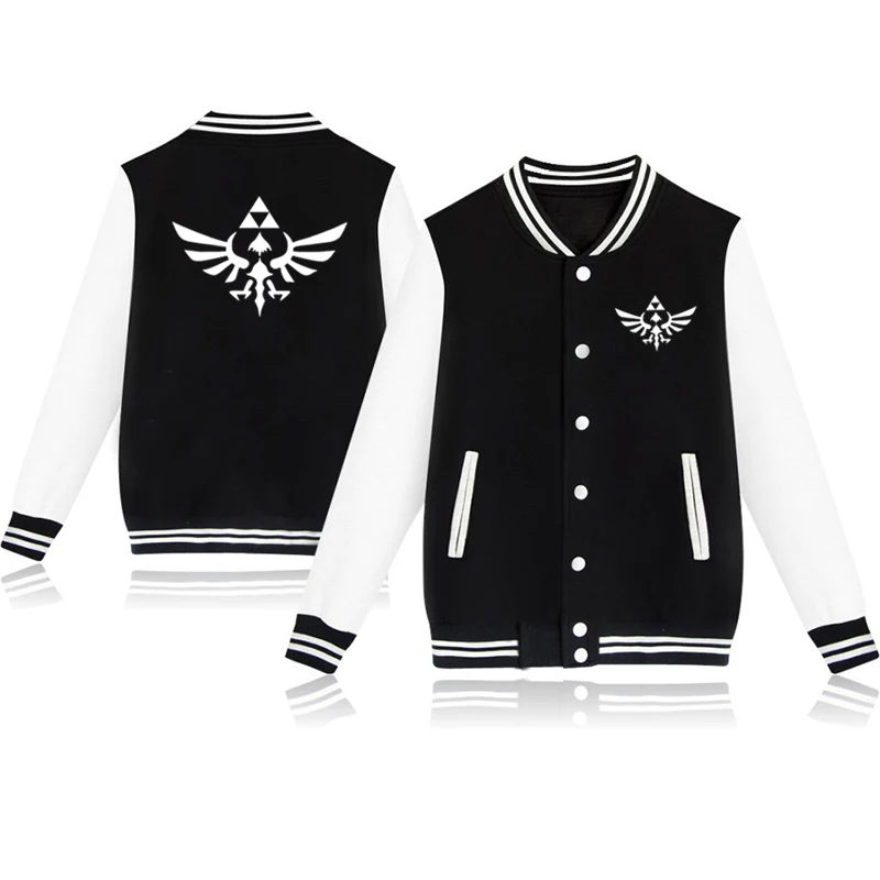 baseball jacket 12 Легенда о Зельде, зимняя одежда, куртки для маленьких мальчиков и девочек, детская бейсбольная куртка, детская повседневная верхняя одежда, пальто унисекс - Цвет: baseball jacket 12