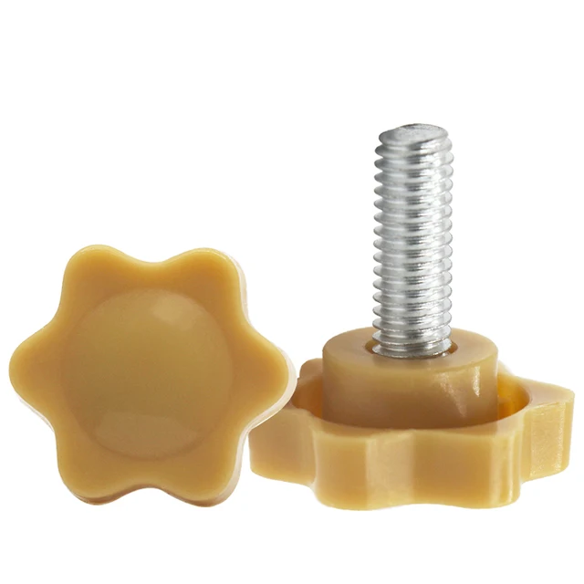 Viti A Testa Zigrinata Con Maniglia - 4 Pezzi M6x50mm Per Fai Da Te - Foto 4