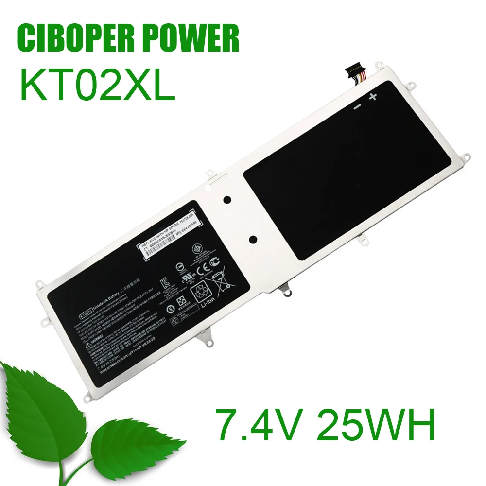 Bateria de Teclado Portátil cp Kt02xl 3280mah Pro x2 612 g1 Hstnn-i19x Hstnn-ib6f Hstnn-lb6f 7533301b1 753704005 753330421