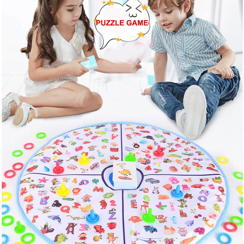 

Brain Develop Detective Find Picture Chess Board Game Concentration Parent-child Interactive Educational Montessori Toys Set