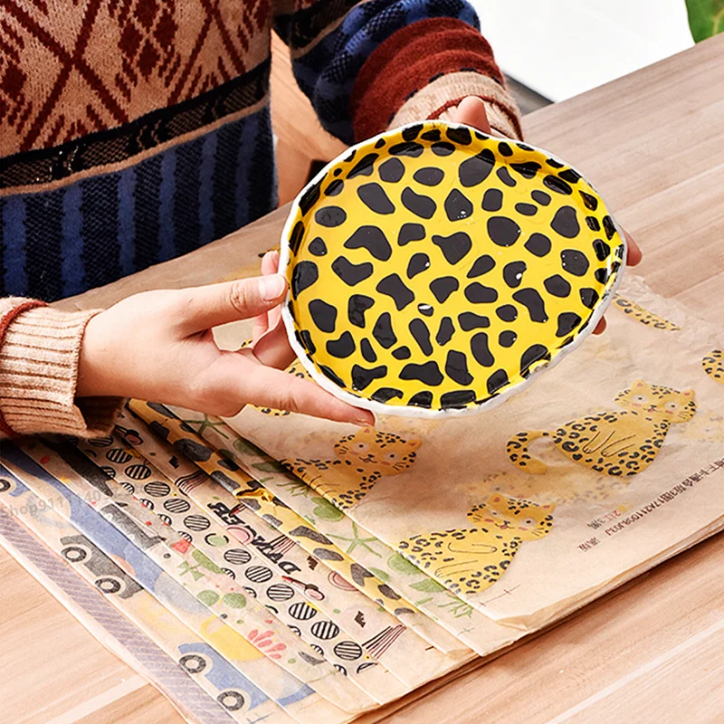 1PC Pottery Clay Underglaze Cartoon Decal Paper DIY Ceramic Coloring Transfer Paper Jingdezhen High Temperature Firing Decal ceramic transfer paper