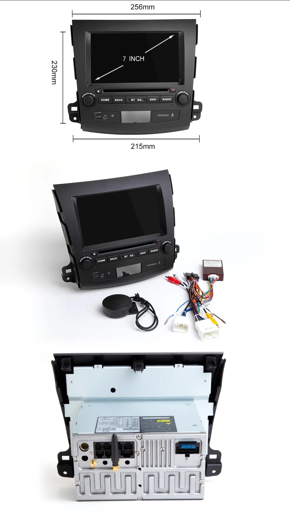 4 ГБ DSP 2 Din Android 9,0 Автомобильный мультимедийный плеер для Mitsubishi Outlander 2 3 2007 2008 2009 2010 2011 Стерео Авторадио Навигация