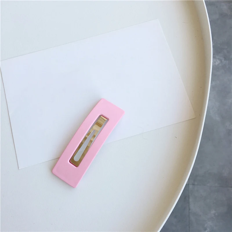 Cute Glitter Hairpins Snap Hair Clip for Girls Hair Pins Unique Women's Gift BB Hair Clip Candy Color Hair Accessories Dropship