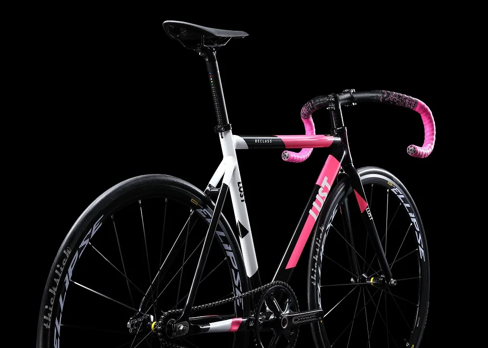2018 NEW ARRIVAL SINGLE SPPED FIX GEAR TRACK BIKE WITH MAVIC ellipse WHEELSETS AND SRAM Omnium Track Crank