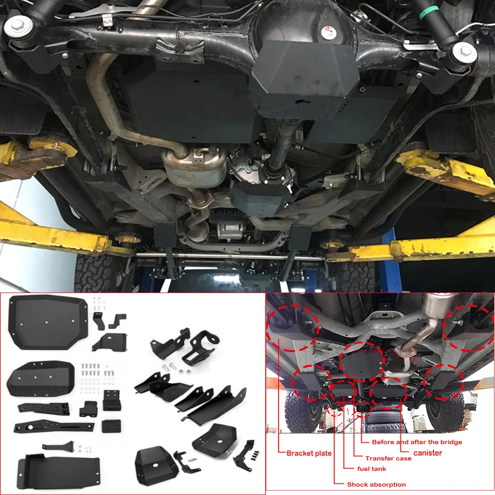 

2019-2020 for Suzuki Jimny off-road modified fuel tank transfer case corbel chassis guard protection car Exterior Accessories