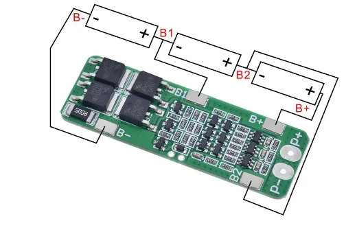 3S 20A литий-ионный аккумулятор 18650 зарядное устройство PCB плата защиты BMS 12,6 в ячейка 59x20x3,4 мм модуль