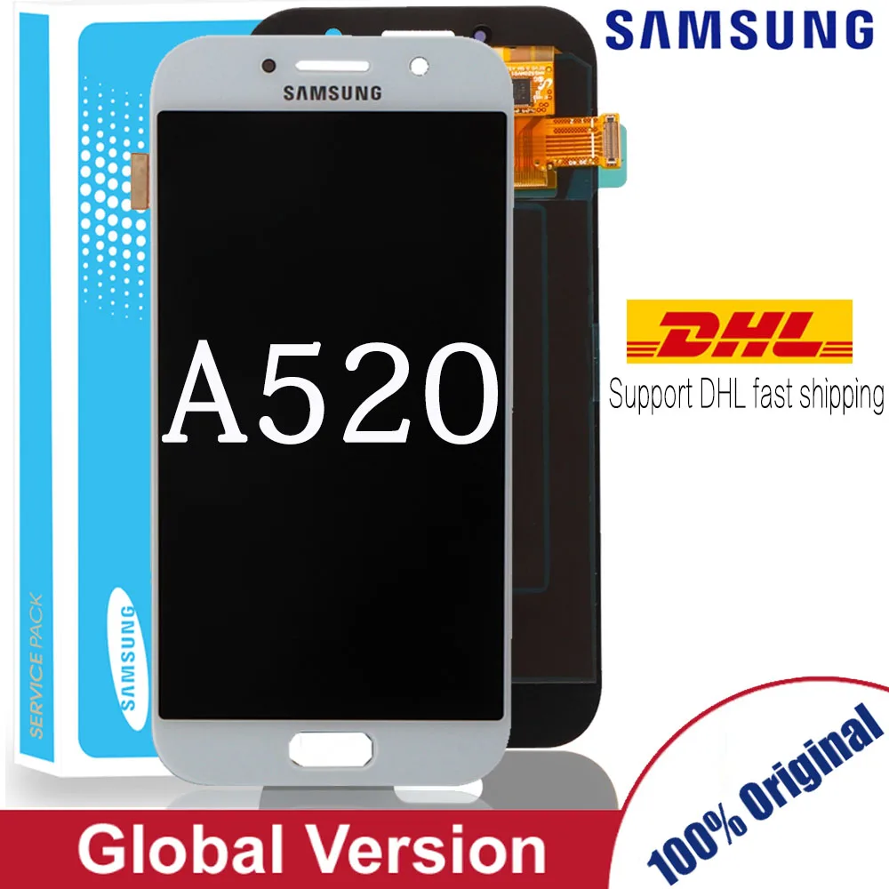 Сменный сенсорный ЖК экран для samsung Galaxy A5 2017 A520 A520F|Экраны мобильных телефонов| |