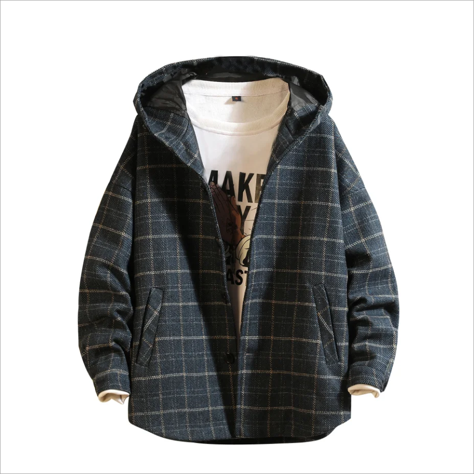 Man Streetwear Wollen Doek Jassen Heren Dikke Windjack Mannelijke Herfst Winter Japanse Oversize Jacket Man Streetwear Wollen Doek Jassen Heren Dikke Windjack Mannelijke Herfst Winter Japanse Oversize Jacket
