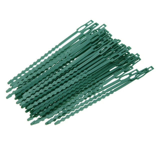 10/20 db 17 22 Cm Újrafelhasználható Kerti Kábelkötegek Növényi Tartó Cserjék Rögzítőfa Reteszelő Nylon Állítható Műanyag Szerszámok - Image 2
