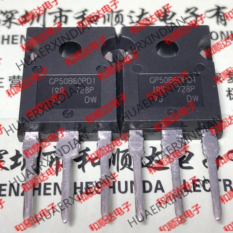 5 шт., новые оригинальные кнопки GP50B60PD1 IRGP50B60PD1-247 600V 75A