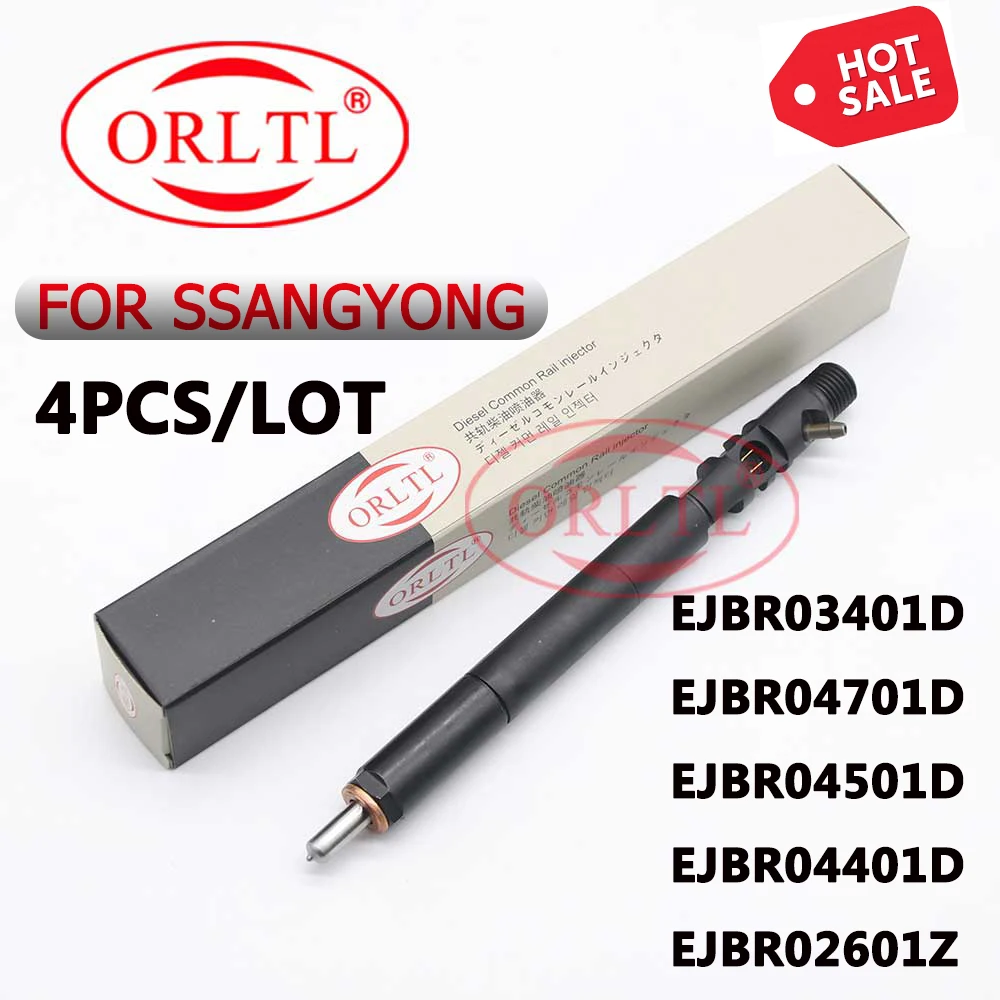 US $390.96 ORLTL 4PCS 6650170221 A6650170221 Pump Nozzle EJBR04401D Common Rail Injectors EJB R04401D Fuel Injectors For SSANGYONG Kyron