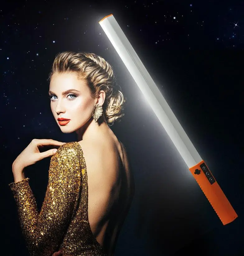 

luxceo Remote Control Waterproof Photography Fill Light Handheld LED Wand Light Flash Light For Wedding Party