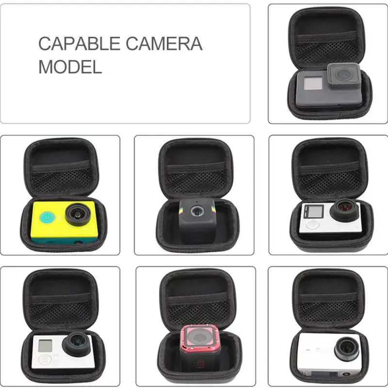 Защитный Мини чехол из ЭВА дорожная сумка для GoPro Hero 7 6 5 черный серебристый белый