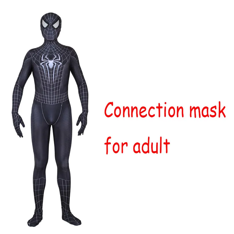 For adult Костюм для косплея «вдали от дома», гибридный костюм Raimi Spider, маска, боди Zentai, Комбинезоны на Хэллоуин для детей, взрослых мужчин - Цвет: For adult